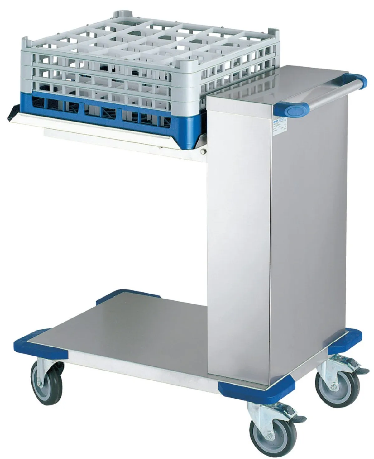 Chariot à niveau constant pour casiers de lavage 50 x 50cm inox 150 kg - B.PRO Sale