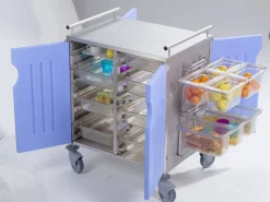 SAINT ROMAIN Chariot petit-déjeuner inox 81x61x99 cm Clearance
