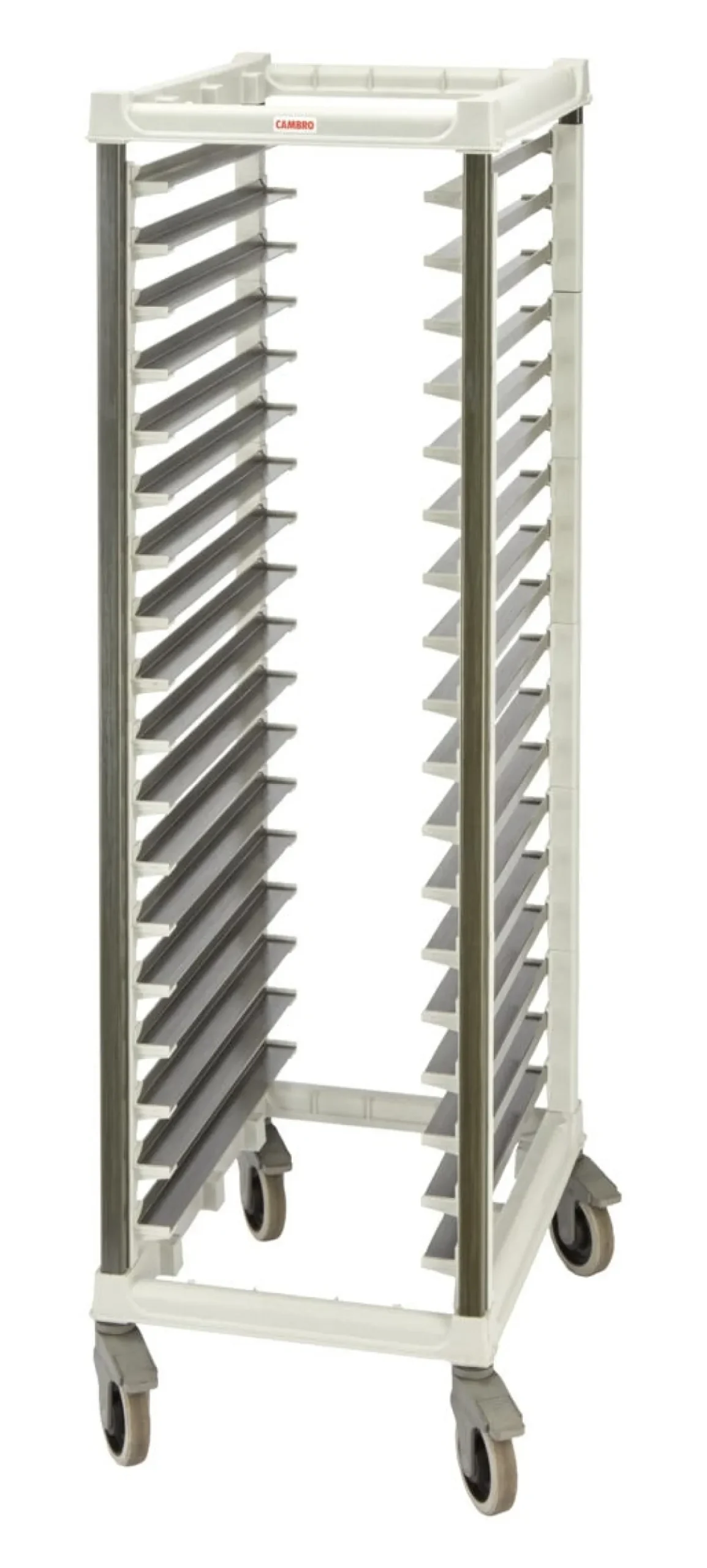 Chariot plastique sens largeur Pâtissier 18 niveaux Camshelving - CAMBRO Online