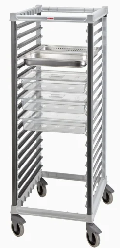 Chariot plastique sens longueur GN 2/1 18 niveaux Camshelving - CAMBRO Sale