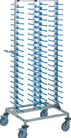TOURNUS Chariot porte-assiettes garnies inox 80 assiettes maximum Discount