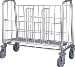 Chariot porte-assiettes inox 180 assiettes maximum 120 kg - Aucune Clearance