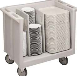 Chariot porte-assiettes plastique 60 assiettes maximum 80 plateaux maximum 227 kg Tdc30 - CAMBRO Online