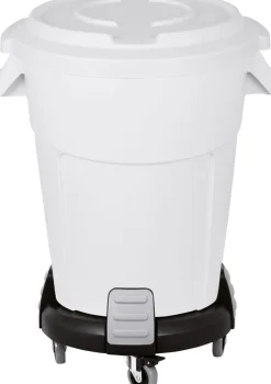 Chariot pour collecteur 80/120L plastique noir - PROBBAX Sale