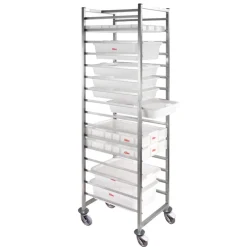 échelle boulangère 16 niveaux inox 40x60x173 cm plate_length 60 cm - GILAC Online