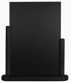 Chevalet de table rectangulaire noir 32x27,5x7 cm Classique - SECURIT New