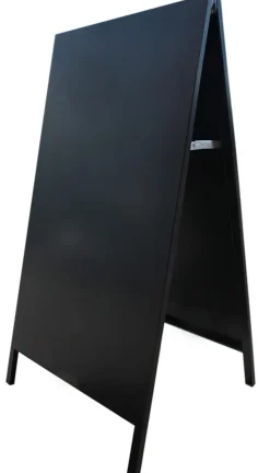 Chevalet de trottoir rectangulaire noir 80x65x120 cm - BEQUET MANUFACTURE New