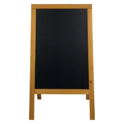 SECURIT Chevalet de trottoir TECK 125x69x68,5 cm Woody Outlet
