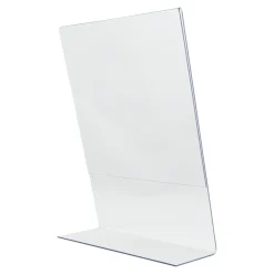 Chevalet porte-affiche 2 faces oblique 32x21,2x8,1 cm Acrylic - SECURIT Discount