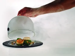 Cloche à fumer transparent Ø 16 cm 12 cm - LACOR Discount