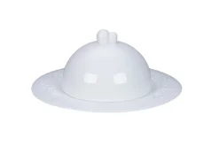 RAK Cloche pour assiette rond blanc porcelaine bone china Ø 18 cm Feelings Hot