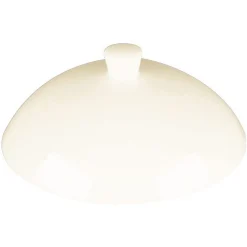 Cloche rond ivoire porcelaine vitrifiée Ø 15,5 cm Fine Dine - RAK Best