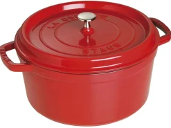 STAUB Cocotte avec couvercle fonte d'acier Sans revêtement Avec couvercle Ø 28 cm 18,2 cm 6,7 L Outlet