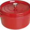 STAUB Cocotte avec couvercle fonte d'acier Sans revêtement Avec couvercle Ø 20 cm 14,5 cm 2,2 L Outlet