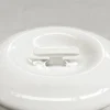 Cocotte avec couvercle pour induction rond Blanc albâtre porcelaine culinaire Ø 31 cm Bombance - REVOL Online