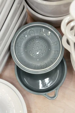 REVOL Cocotte avec couvercle pour induction rond Blanc albâtre porcelaine culinaire Ø 22 cm Bombance Clearance