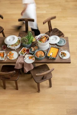 Cocotte avec couvercle rond Blanc albâtre porcelaine culinaire Ø 26 cm Bombance - REVOL