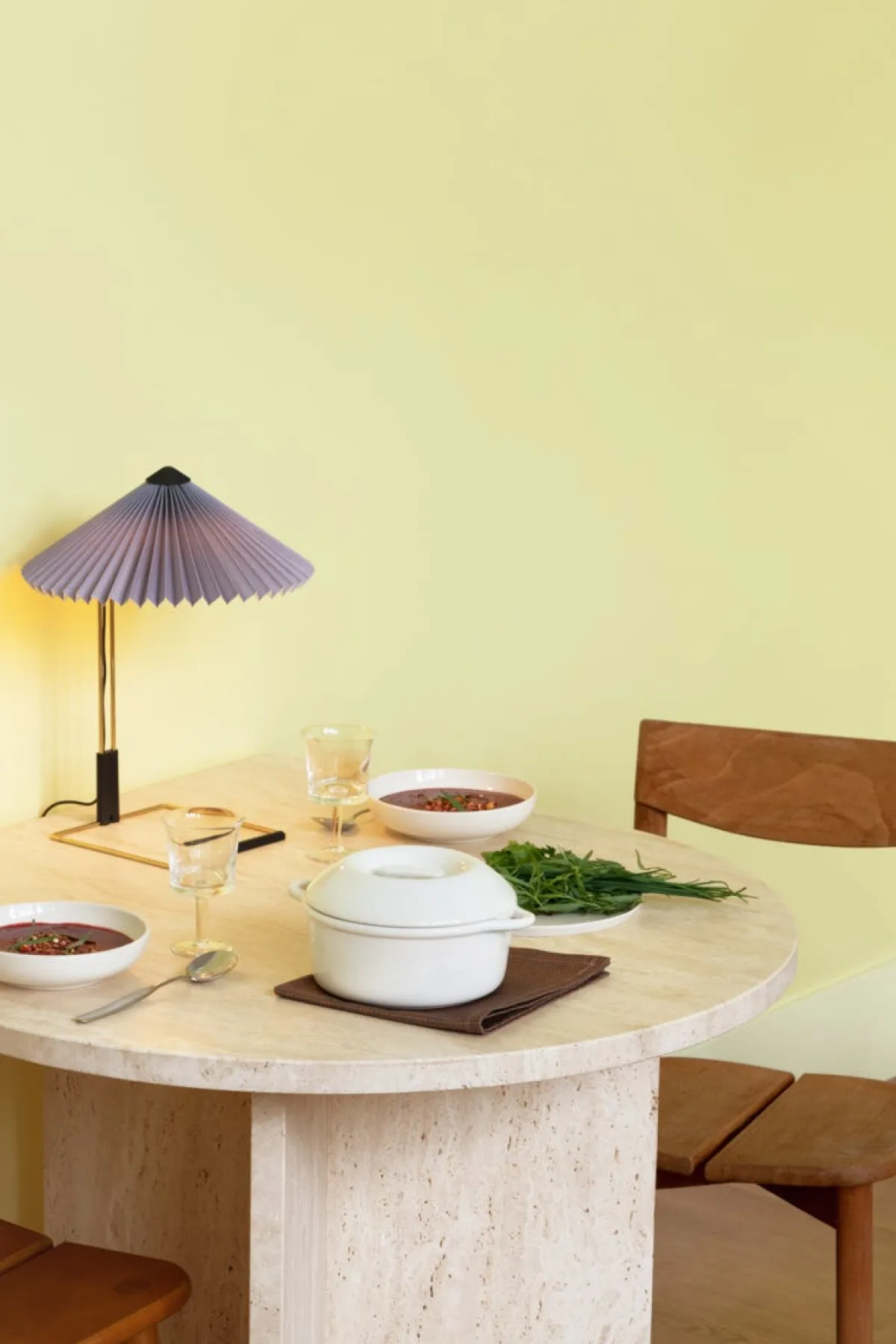 Cocotte avec couvercle rond Blanc albâtre porcelaine culinaire Ø 26 cm Bombance - REVOL