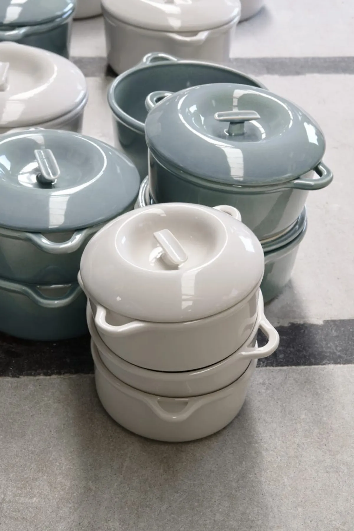 REVOL Cocotte avec couvercle rond Blanc albâtre porcelaine culinaire Ø 22 cm Bombance Hot