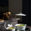Cocotte avec induction ovale blanc porcelaine culinaire 32,5 cm ution 2 - REVOL Outlet