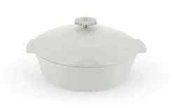 Cocotte avec induction ovale blanc porcelaine culinaire 32,5 cm ution 2 - REVOL Outlet