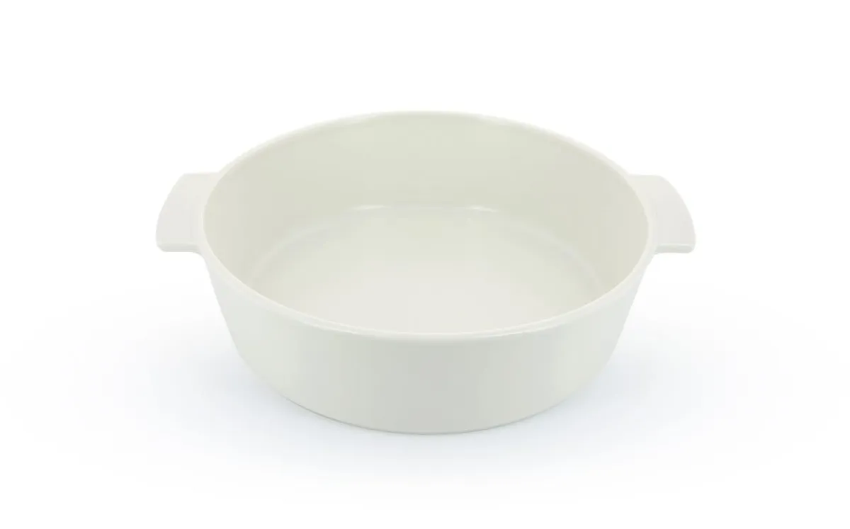Cocotte avec induction rond blanc porcelaine culinaire Ø 28 cm ution 2 - REVOL