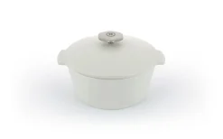 Cocotte avec induction rond blanc porcelaine culinaire Ø 22 cm ution 2 - REVOL Hot