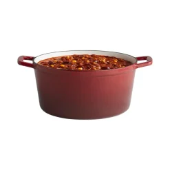 Cocotte fonte d'acier inox Sans revêtement Avec couvercle 28x28x13 cm 6 L 5 Stars - APS Best