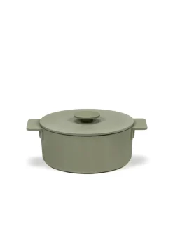 Cocotte fonte d'acier Sans revêtement Avec couvercle Ø 23 cm 12 cm 300 cl Surface - SERAX New