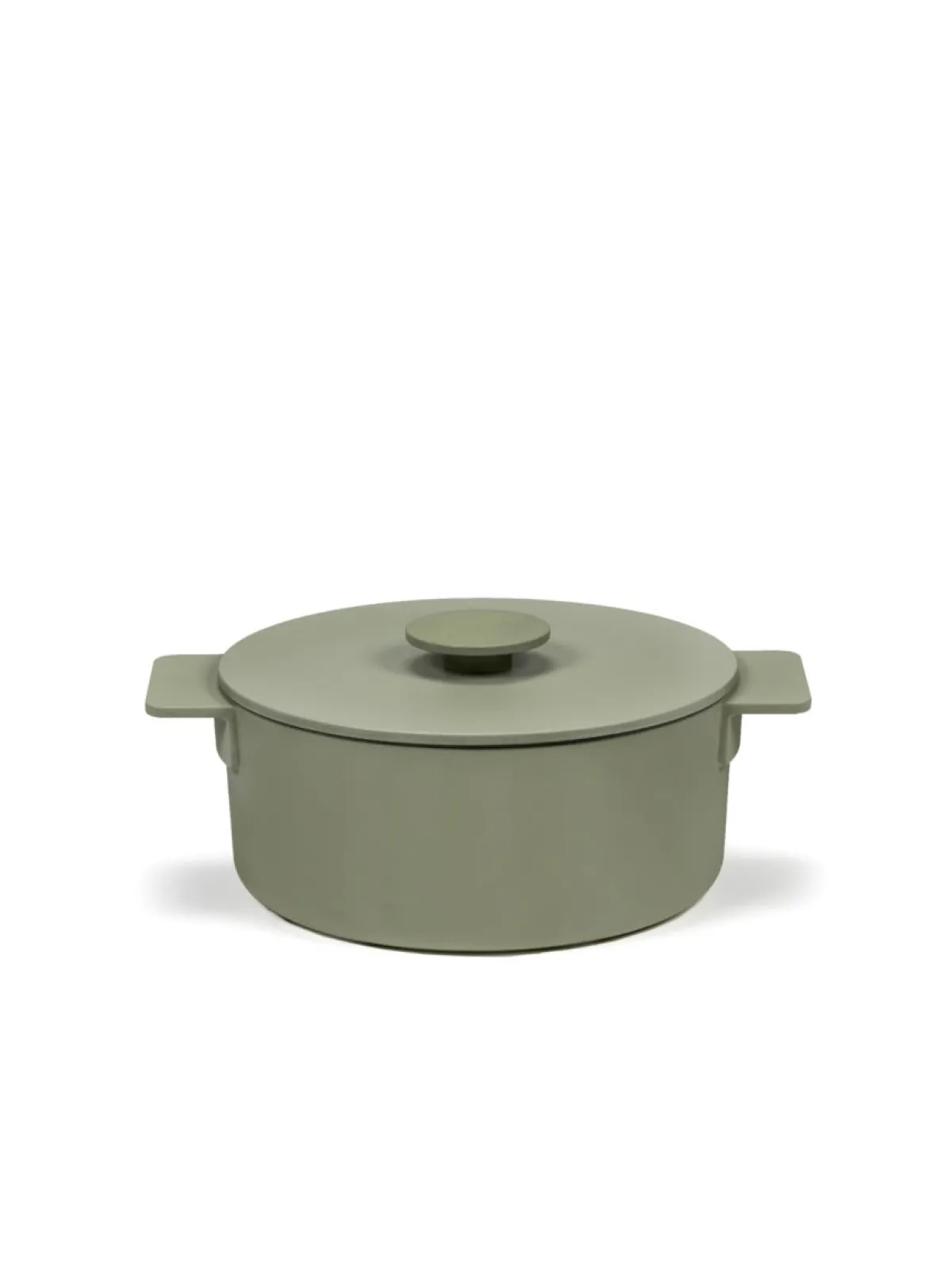 Cocotte fonte d'acier Sans revêtement Avec couvercle Ø 23 cm 12 cm 300 cl Surface - SERAX New
