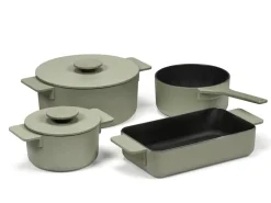 SERAX Cocotte fonte d'acier Sans revêtement Avec couvercle Ø 20 cm 12 cm 200 cl Surface Best