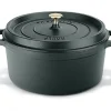 Cocotte fonte d'acier Sans revêtement Avec couvercle Ø 26 cm 16,7 cm 5,25 L - STAUB Hot