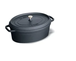 Cocotte fonte d'acier Sans revêtement Avec couvercle 23x19,7x14,1 cm 2,35 L - STAUB Discount