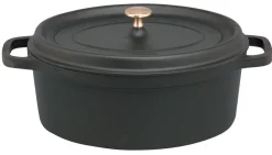 STAUB Cocotte fonte d'acier Sans revêtement Avec couvercle 29x22,5x15,5 cm 4,2 L Hot