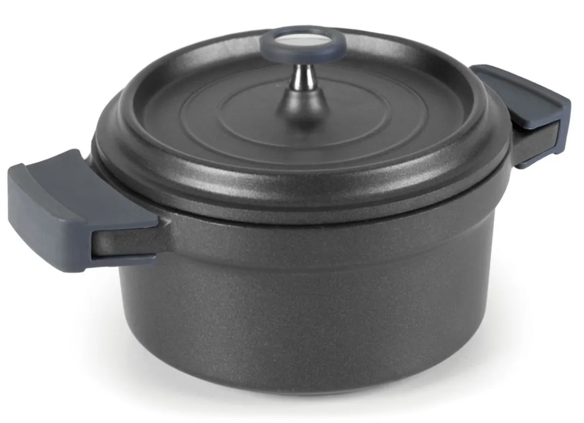 LACOR Cocotte fonte d'aluminium Revêtement anti-adhésif Avec couvercle Ø 20 cm 8 cm 2,4 L