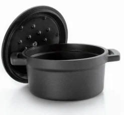 LACOR Cocotte fonte d'aluminium Revêtement anti-adhésif Avec couvercle Ø 16 cm 7 cm 1,3 L Outlet