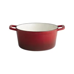 Cocotte fonte émaillée inox Sans revêtement Avec couvercle 25x25x11,5 cm 4 L 5 Stars - APS Sale