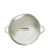 REVOL Cocotte induction avec couvercle porcelaine Blanc albâtre Ø 29 cm 15,4 cm 4 L Bombance Sale