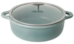 Cocotte induction avec couvercle porcelaine Gris nuage Ø 29 cm 15,4 cm 4 L Bombance - REVOL Hot