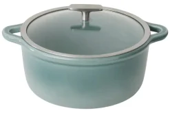 Cocotte induction avec couvercle porcelaine Gris nuage Ø 26 cm 17 cm 4 L Bombance - REVOL Outlet