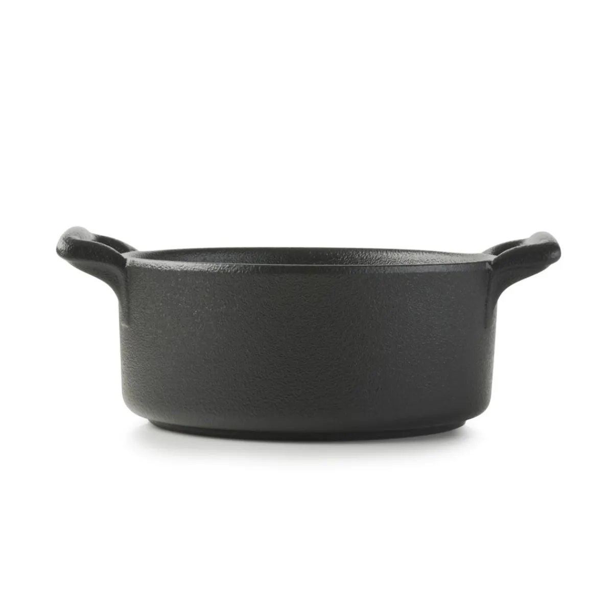 Cocotte ovale noir porcelaine culinaire 13,5x12,2 cm Belle Cuisine - REVOL Best