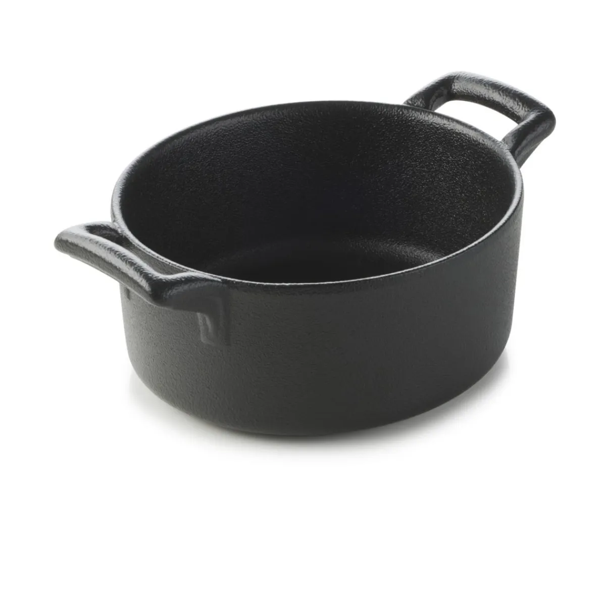 Cocotte ovale noir porcelaine culinaire 13,5x12,2 cm Belle Cuisine - REVOL Best