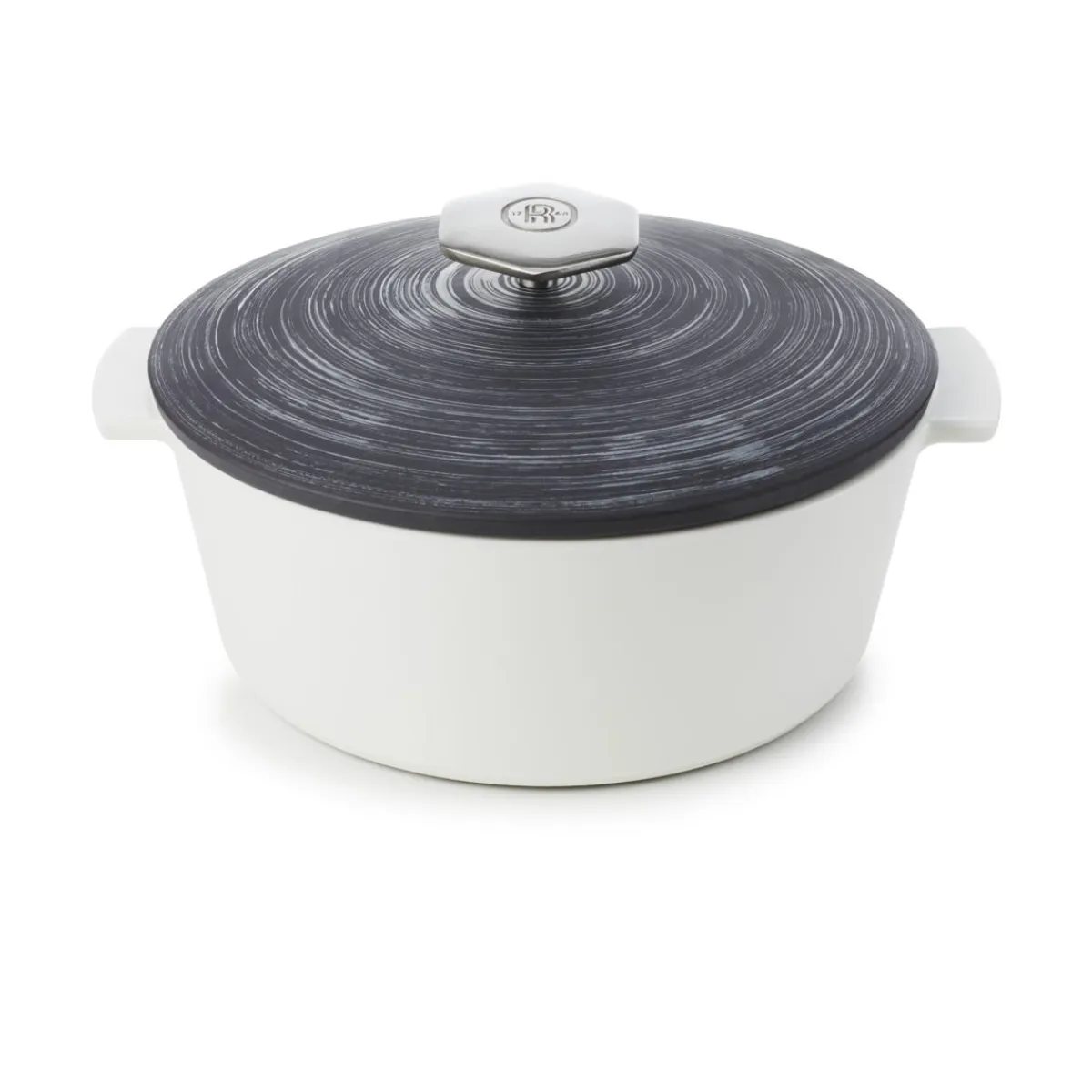 Cocotte rond blanc porcelaine culinaire Ø 26 cm ution 2 - REVOL Clearance