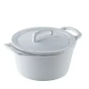 PRO.MUNDI Cocotte rond blanc porcelaine Ø 17 cm Bistronome Clearance