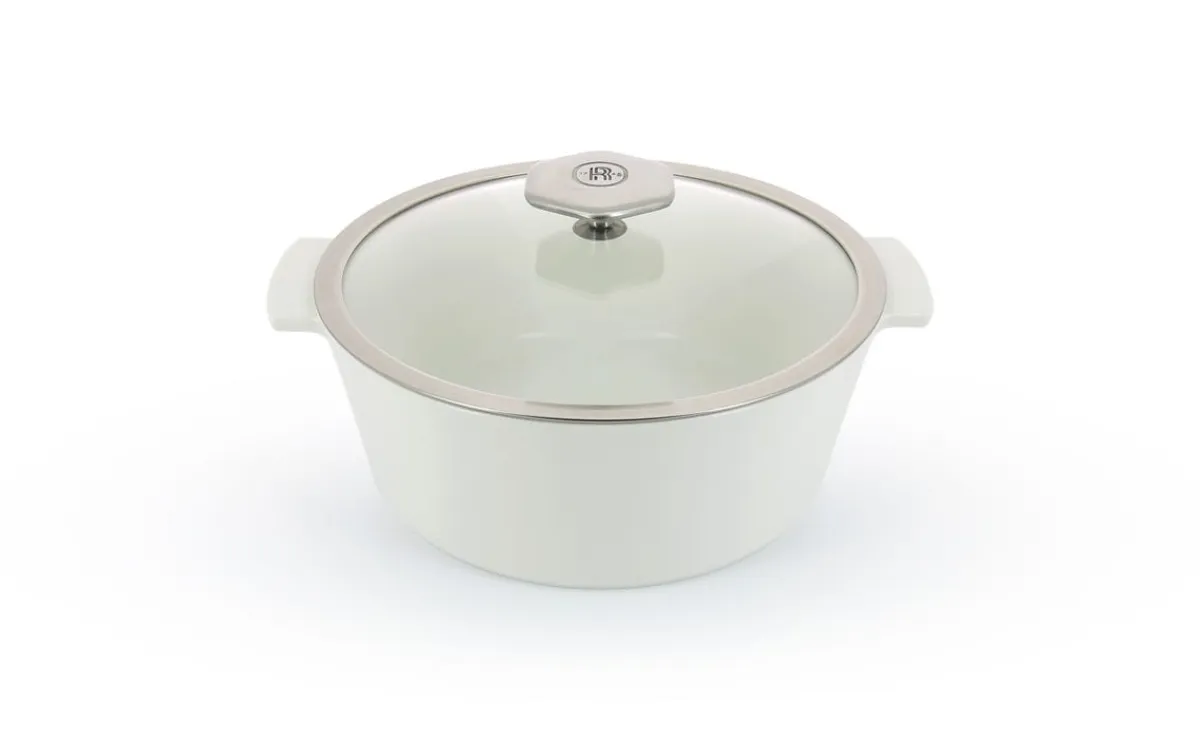 Cocotte rond blanc porcelaine culinaire Ø 26 cm ution 2 - REVOL Best