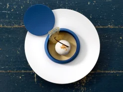 DEGRENNE Cocotte rond bleu grès émaillé Ø 14 cm Gourmet New