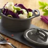 Cocotte rond gris grès émaillé Ø 10 cm Bistronome - PRO.MUNDI