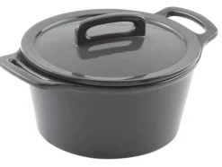 Cocotte rond gris grès émaillé Ø 14 cm Bistronome - PRO.MUNDI Best
