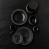 Cocotte rond noir grès émaillé Ø 14 cm Bahia - DEGRENNE Online