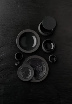 Cocotte rond noir grès émaillé Ø 14 cm Bahia - DEGRENNE Online